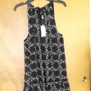 sheer shift dress-lined,  NWT